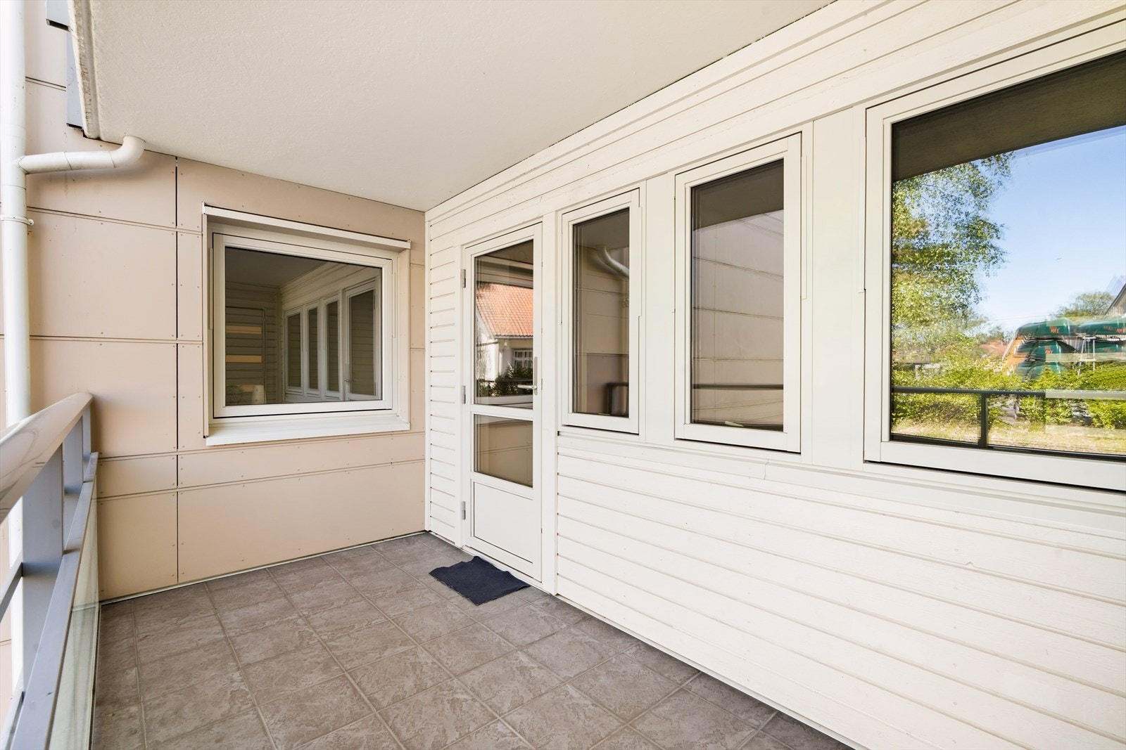 Denne balkongen er på 7 m². Galleribilde