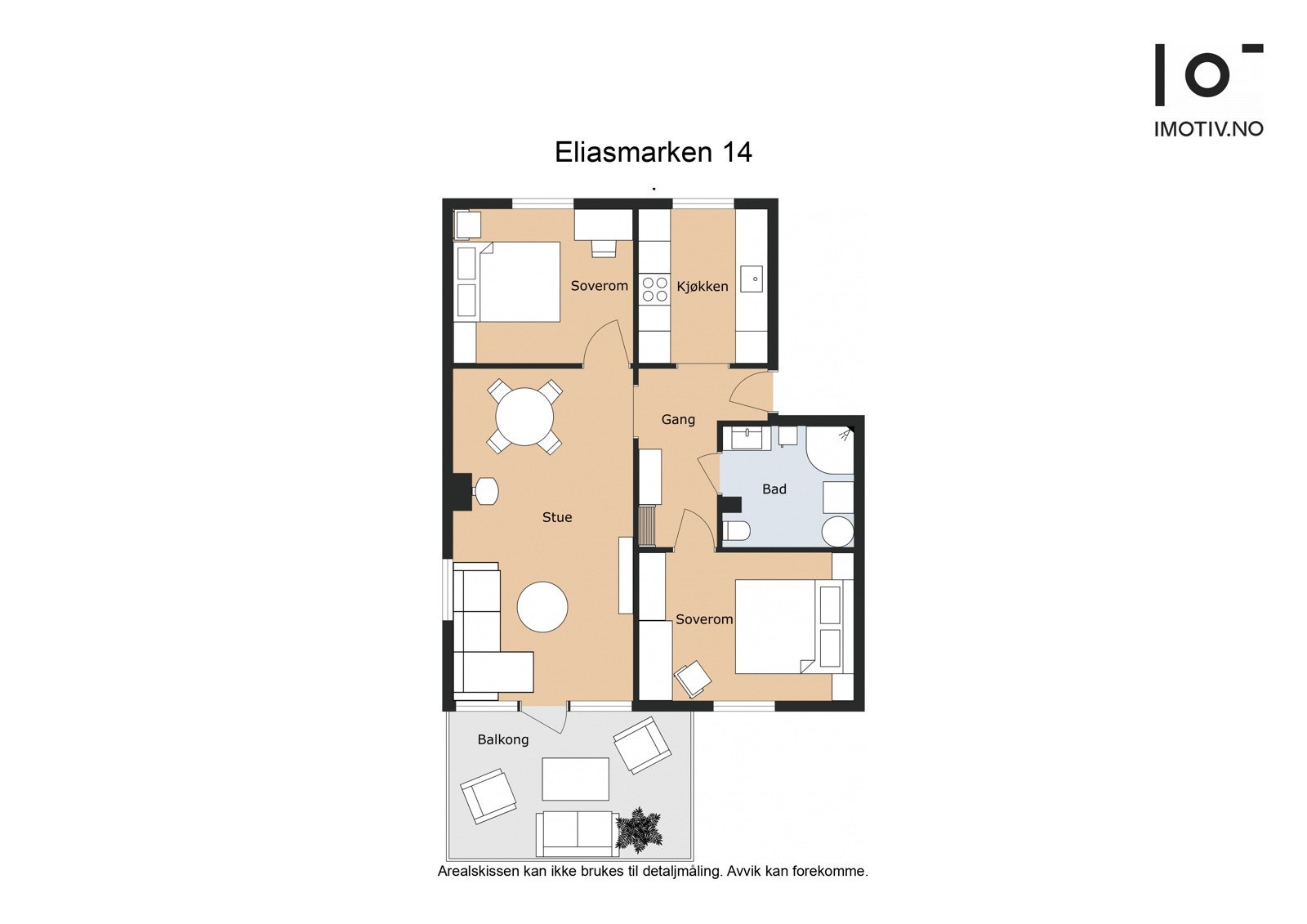 Funksjonell planløsning. Galleribilde