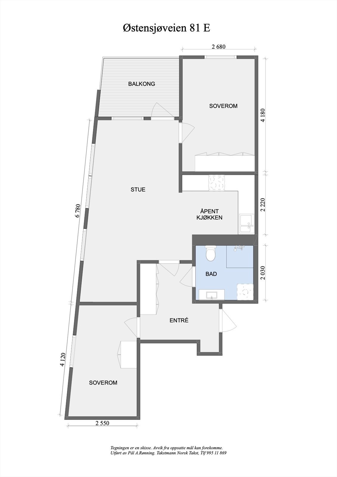 Plantegning Galleribilde