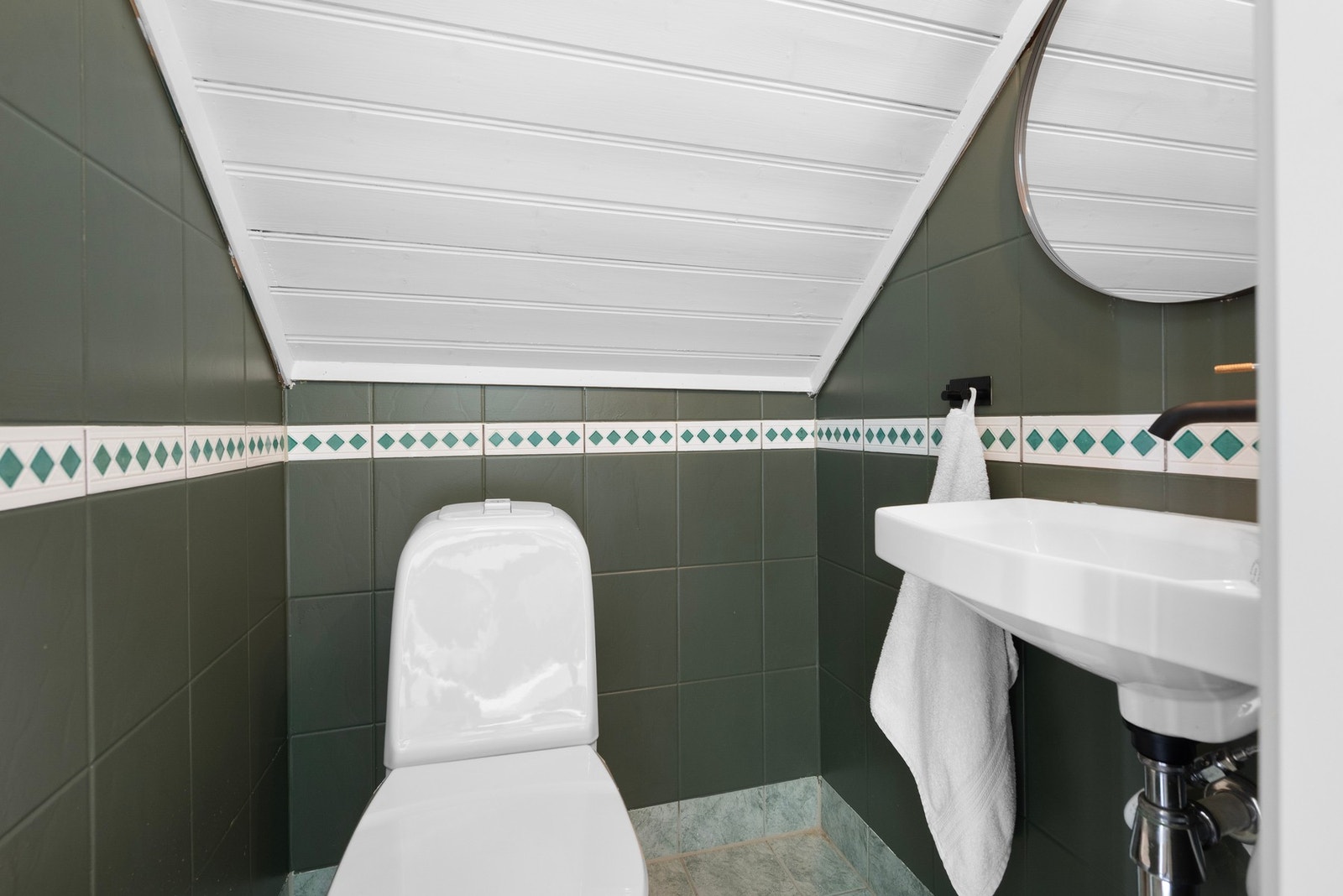 Det er wc på loftet. Galleribilde