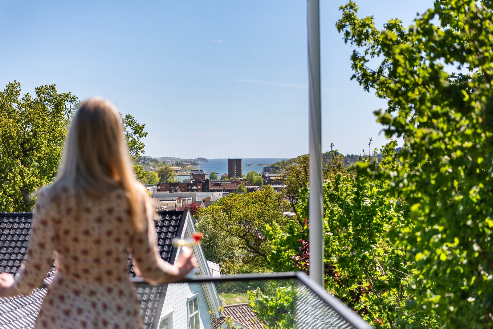 Nydelig utsikt fra tomten Galleribilde