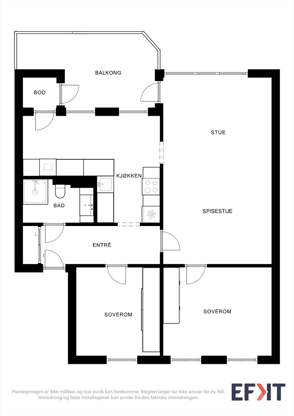 Plantegning Galleribilde