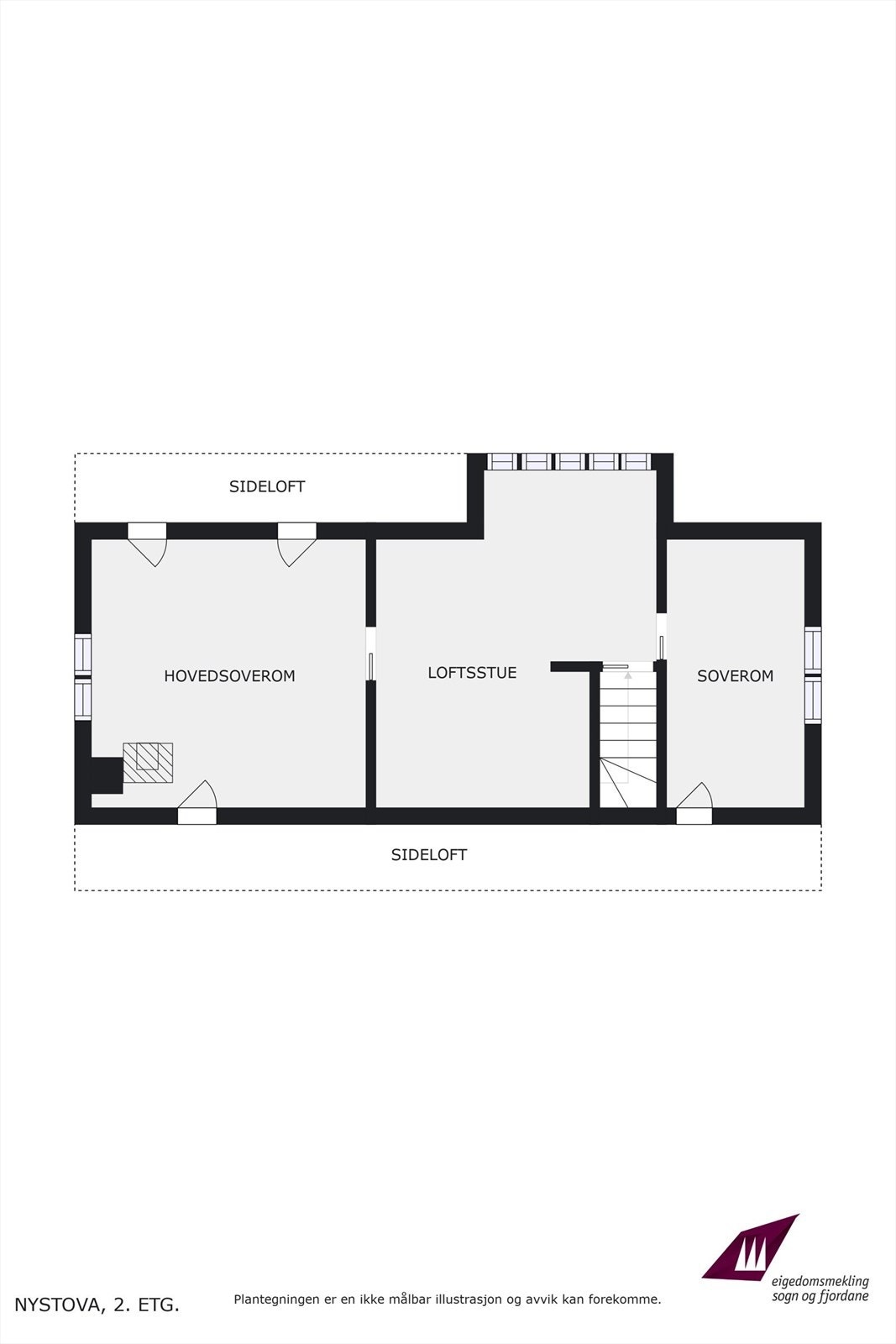 Planteikning 2. etasje - nyestova Galleribilde