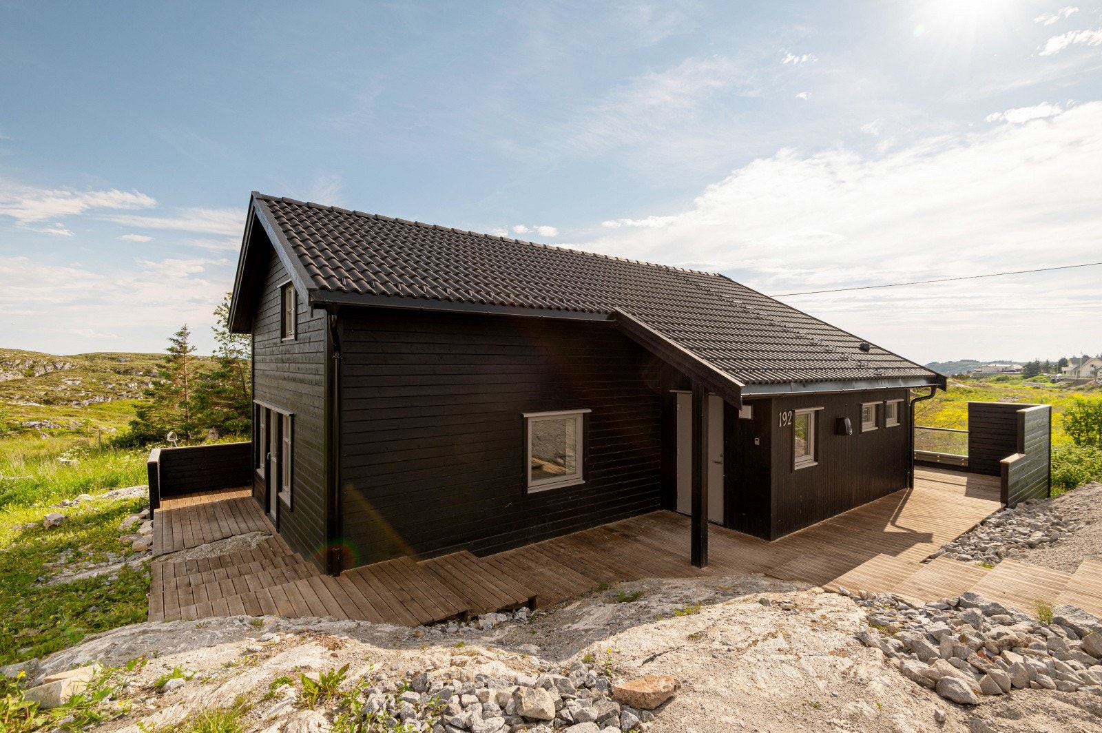 Godt med oppstillingsplasser på eiendommen Galleribilde