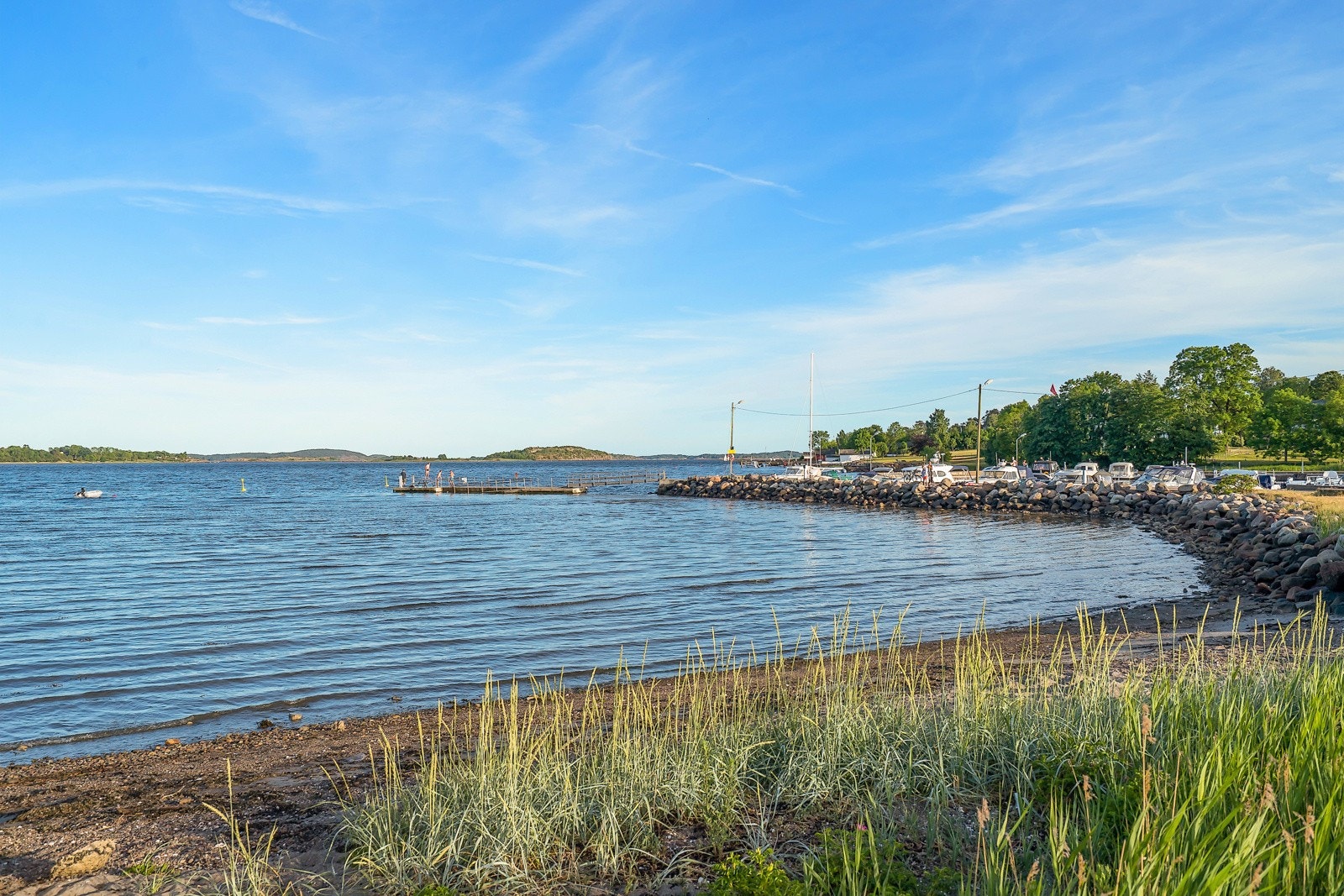 Kort vei til Klopp badestrand også Galleribilde