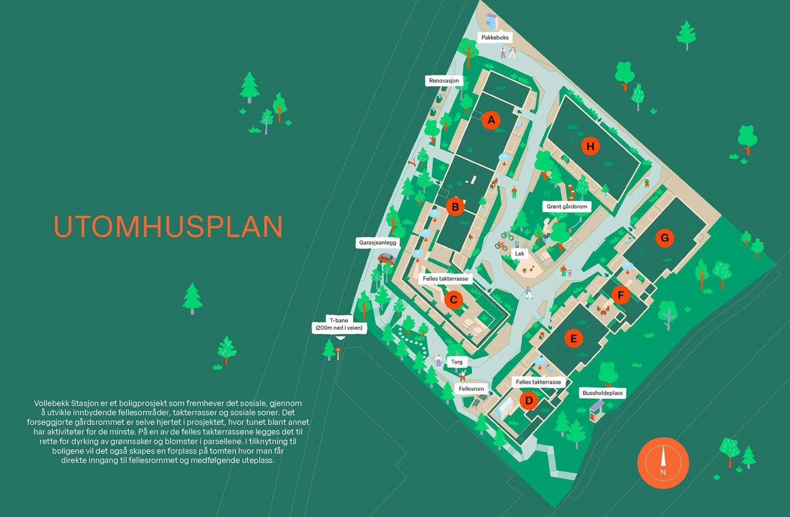 Utomhusplan Galleribilde