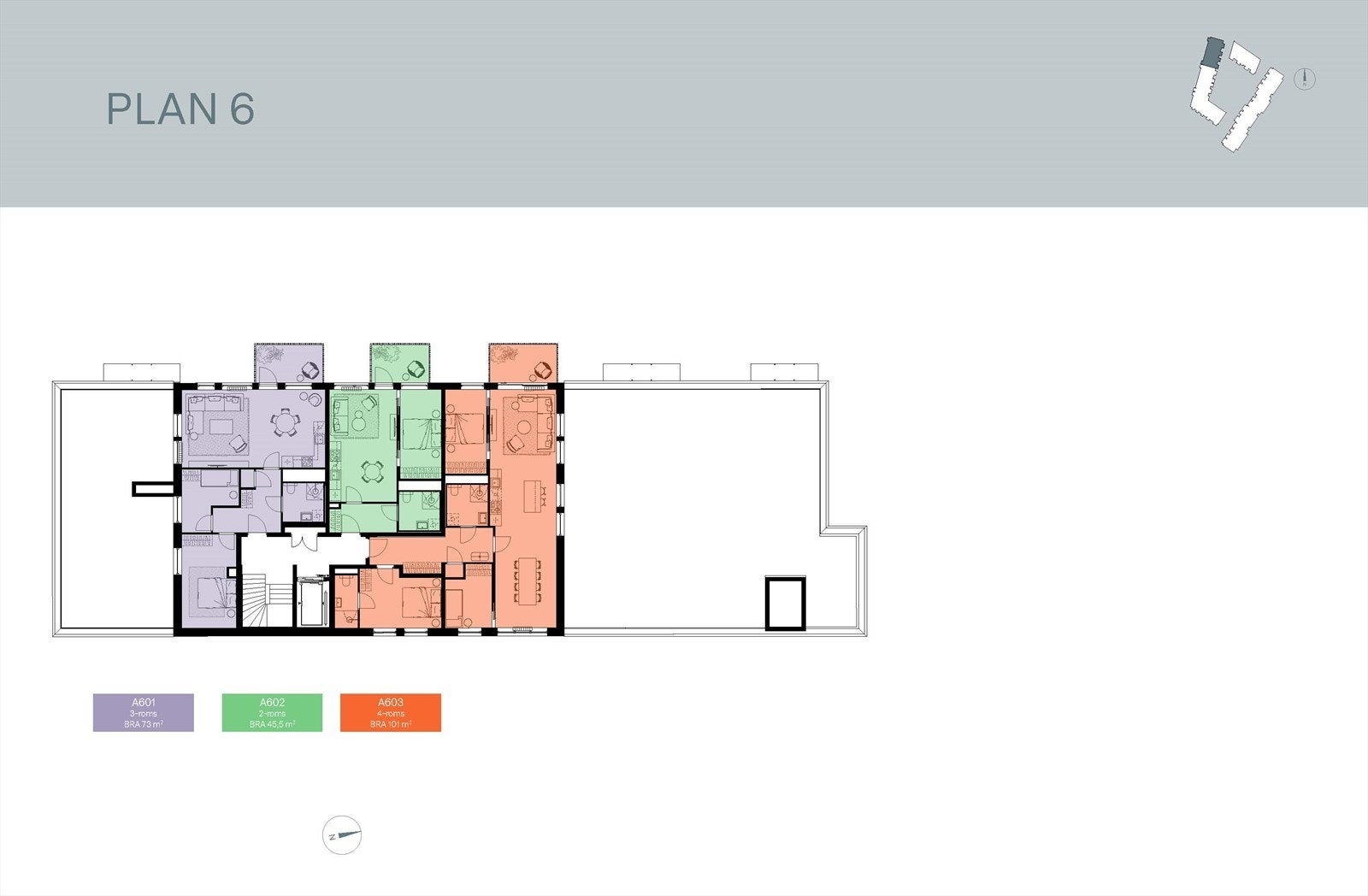 Etasjeplan Galleribilde