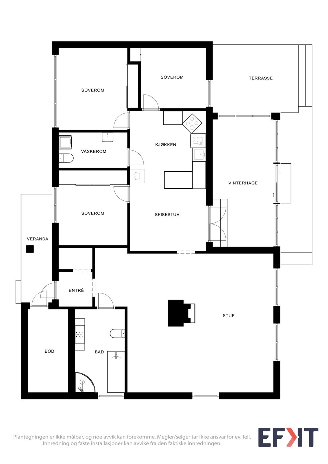 Plantegning Galleribilde