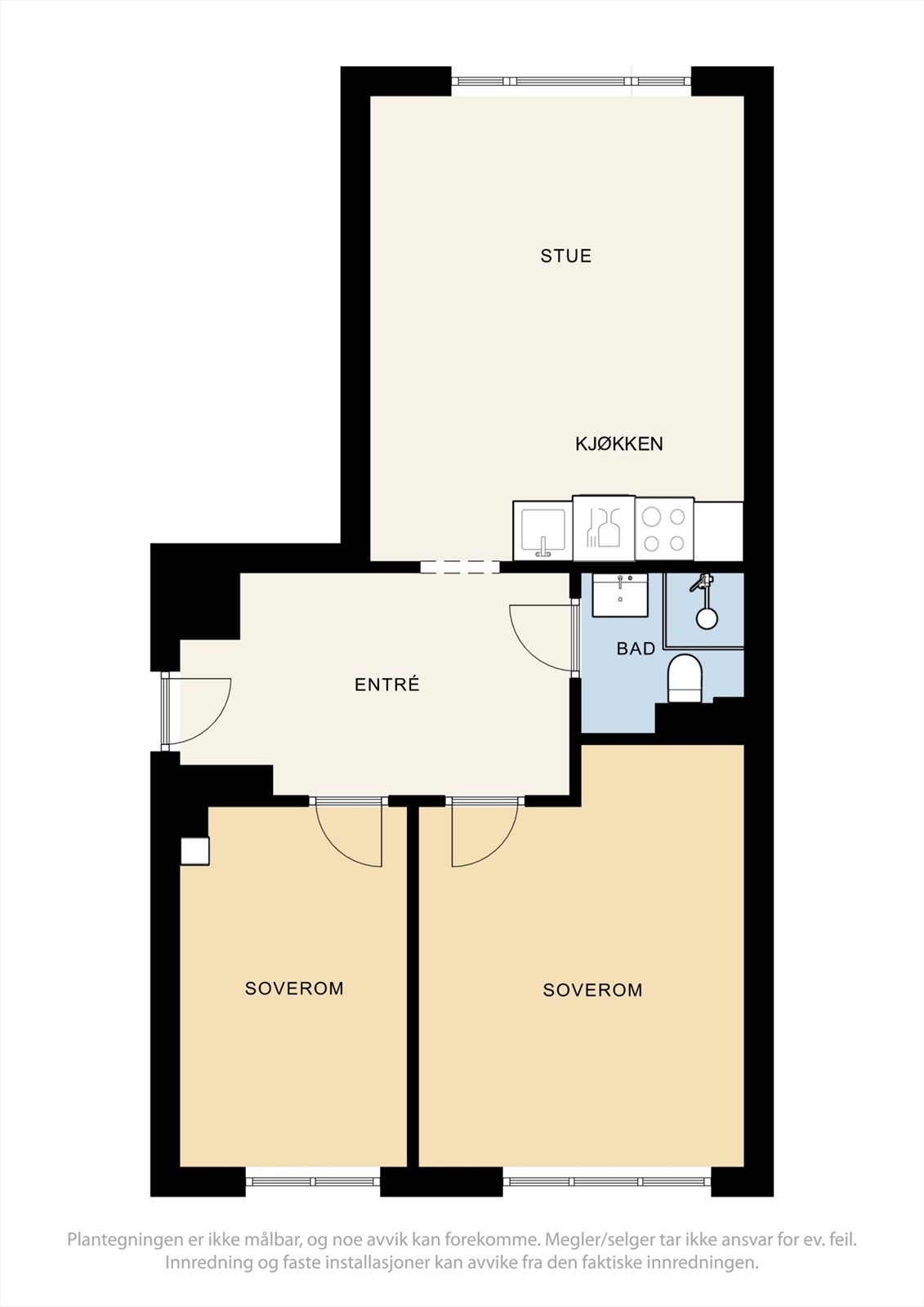 Plantegning Galleribilde