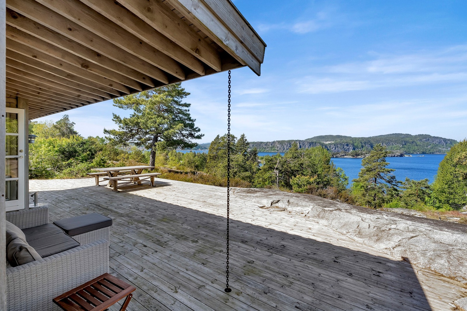 Nydelig sjøutsikt mot Kragerø og Bærøfjorden. Galleribilde