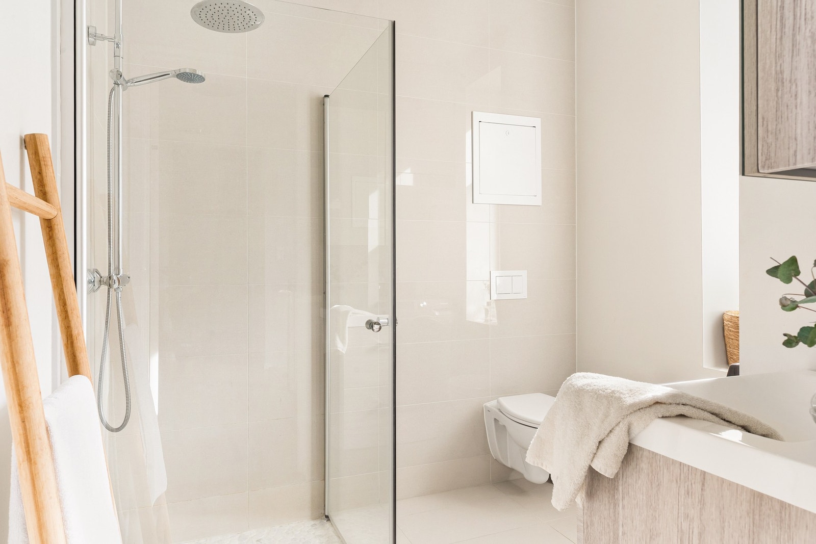 Badet er målt til ca. 5 kvm. Galleribilde