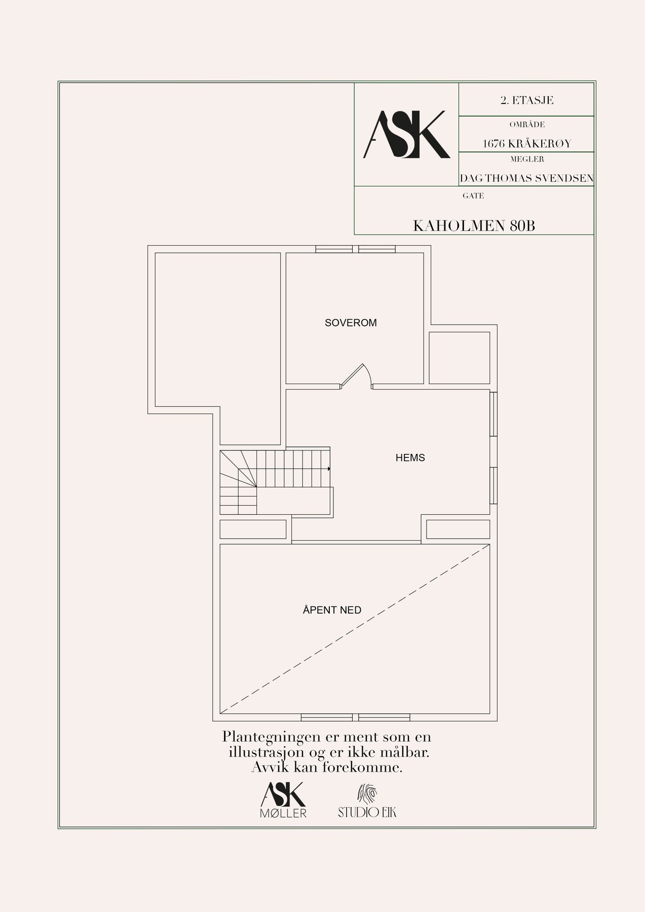 Plantegning hems Galleribilde