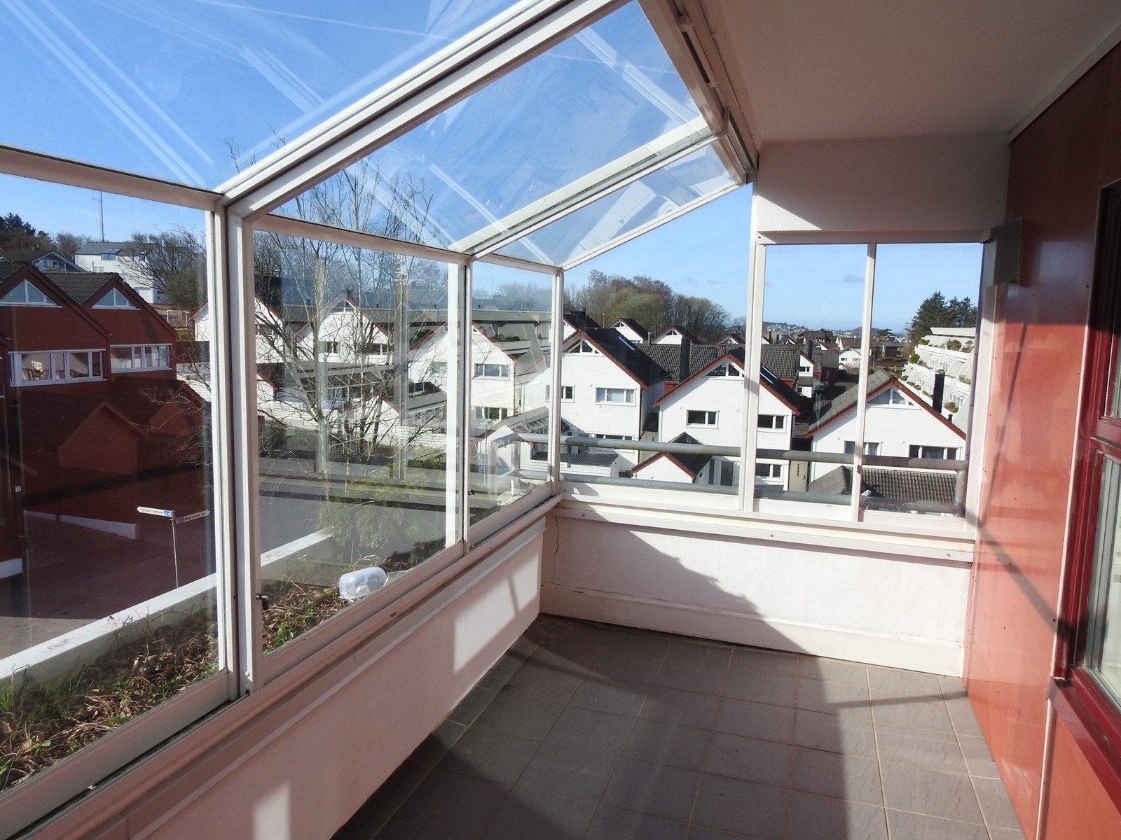 Innglasset balkong Galleribilde