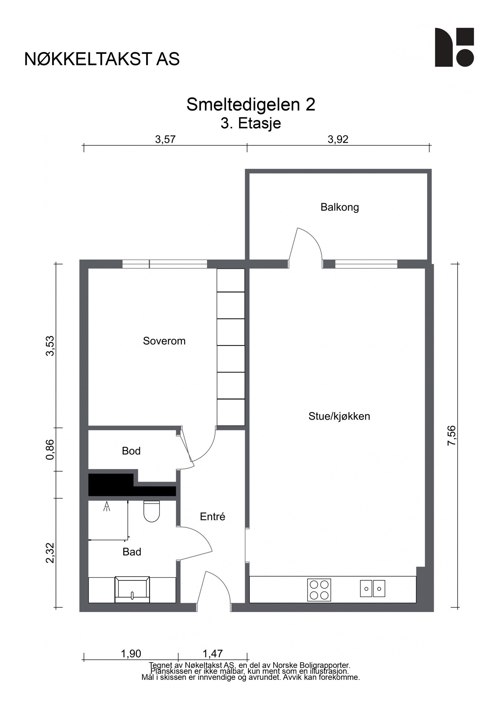 Plantegning Galleribilde