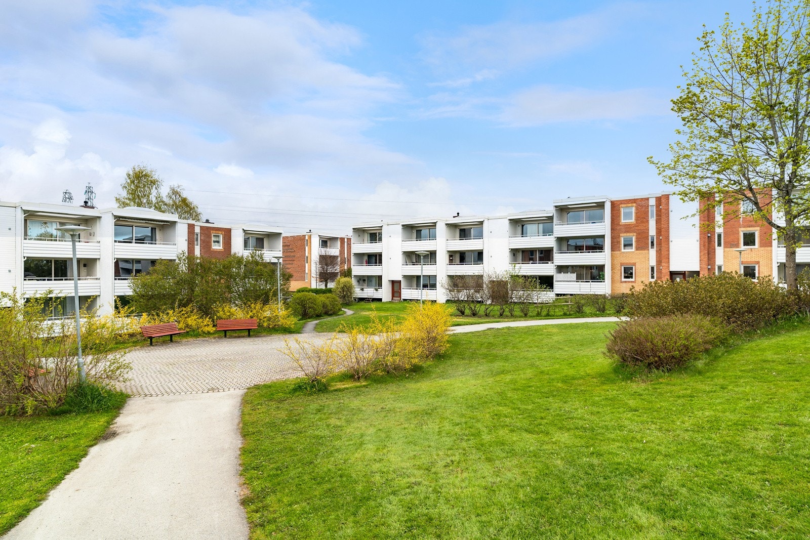 Borettslaget har utover dette store og pent opparbeidede grøntområder med fotballbane, aktivitetspark, lekeplass, grillområder og felleshage bestående av ti pallekarmer. Galleribilde