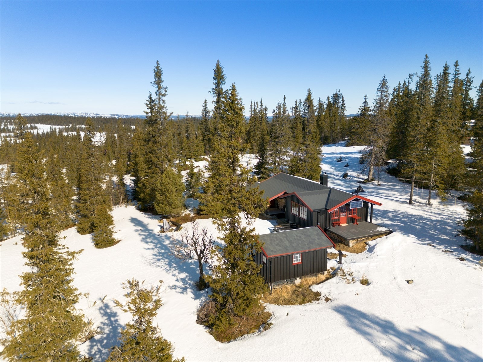 Vinteridyll på hytta! Galleribilde