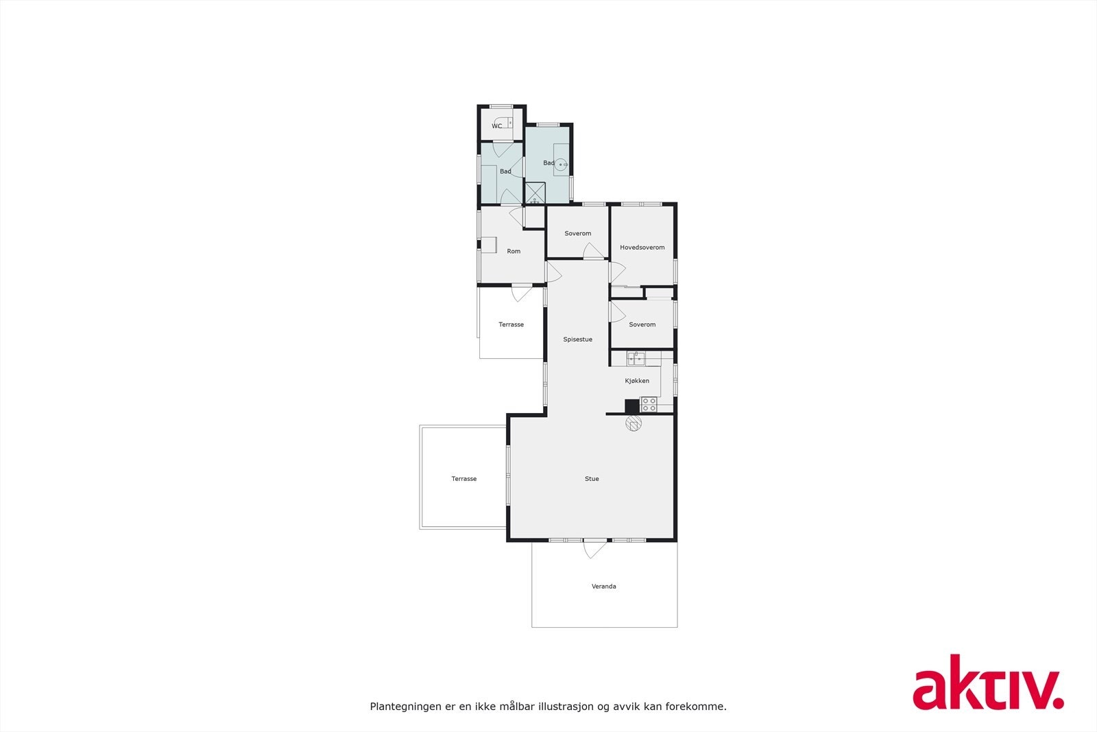 Plantegning Galleribilde