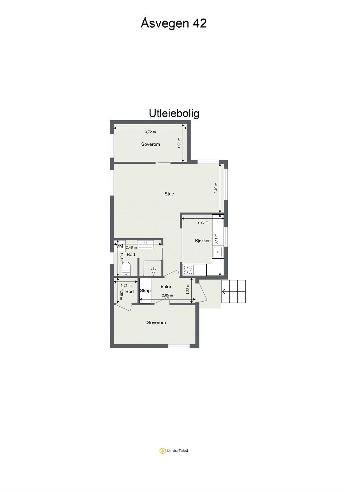 Plantegning av frtidsbolig 2 Galleribilde