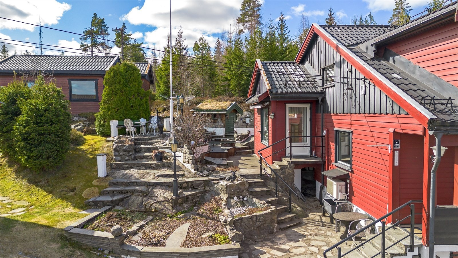 Uteområde ved boligen Galleribilde