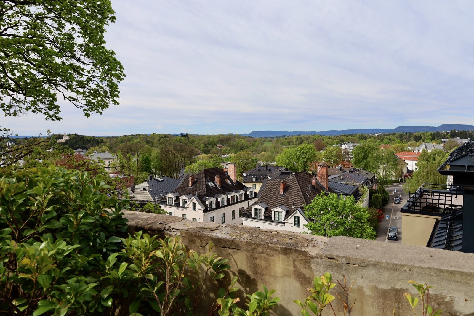 Utsikt og hage til glede for sameiets beboere. Galleribilde