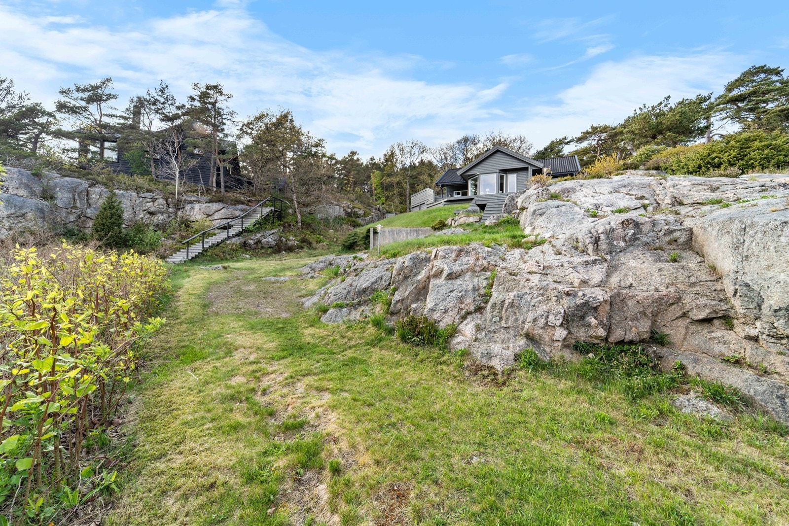 Veien opp til hytten. Galleribilde