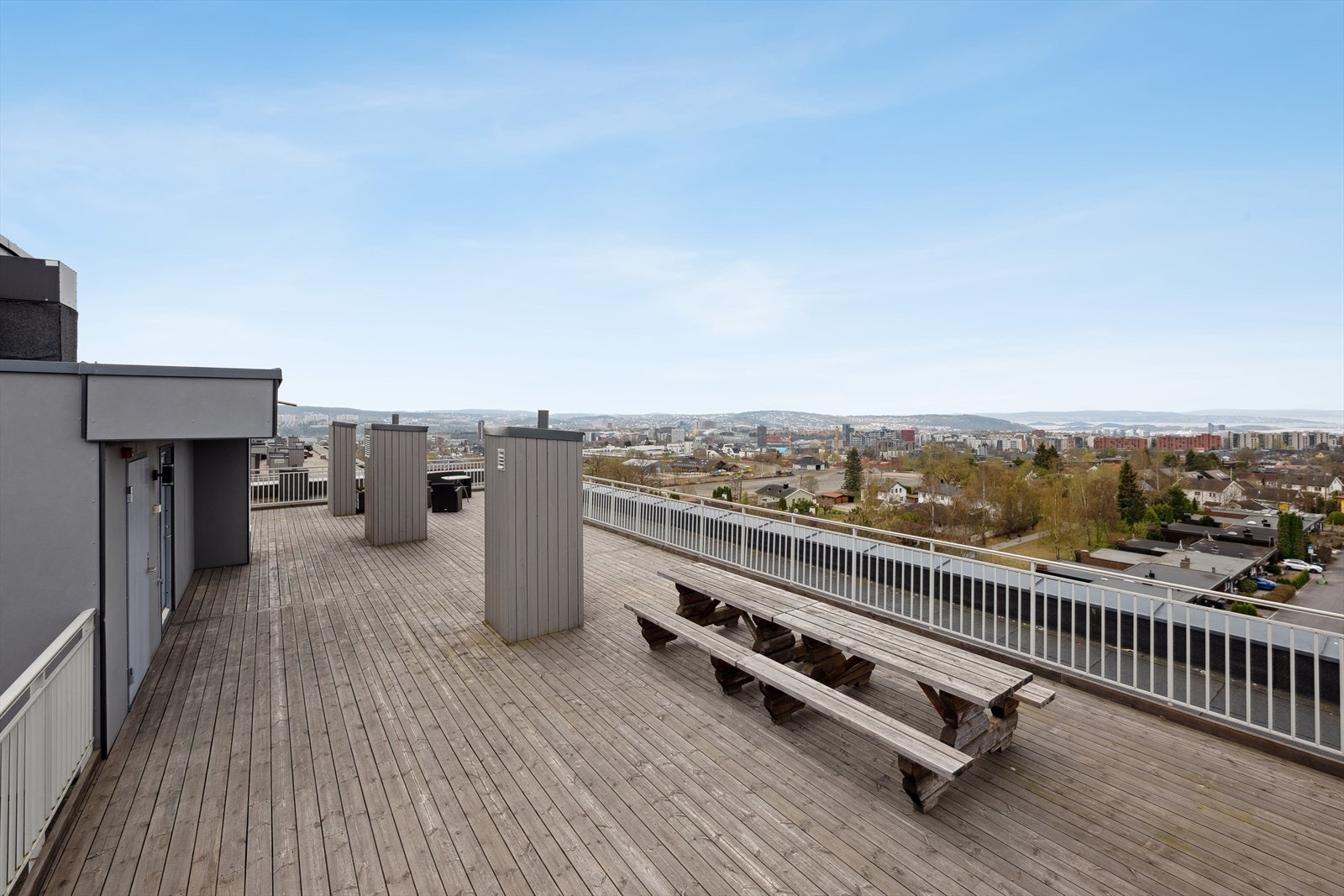 Felles takterrasse. Galleribilde