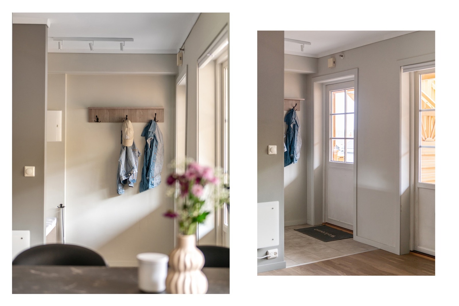 Velkommen inn! Hyggelig entre med flislagt gulv og varmekabler. Galleribilde