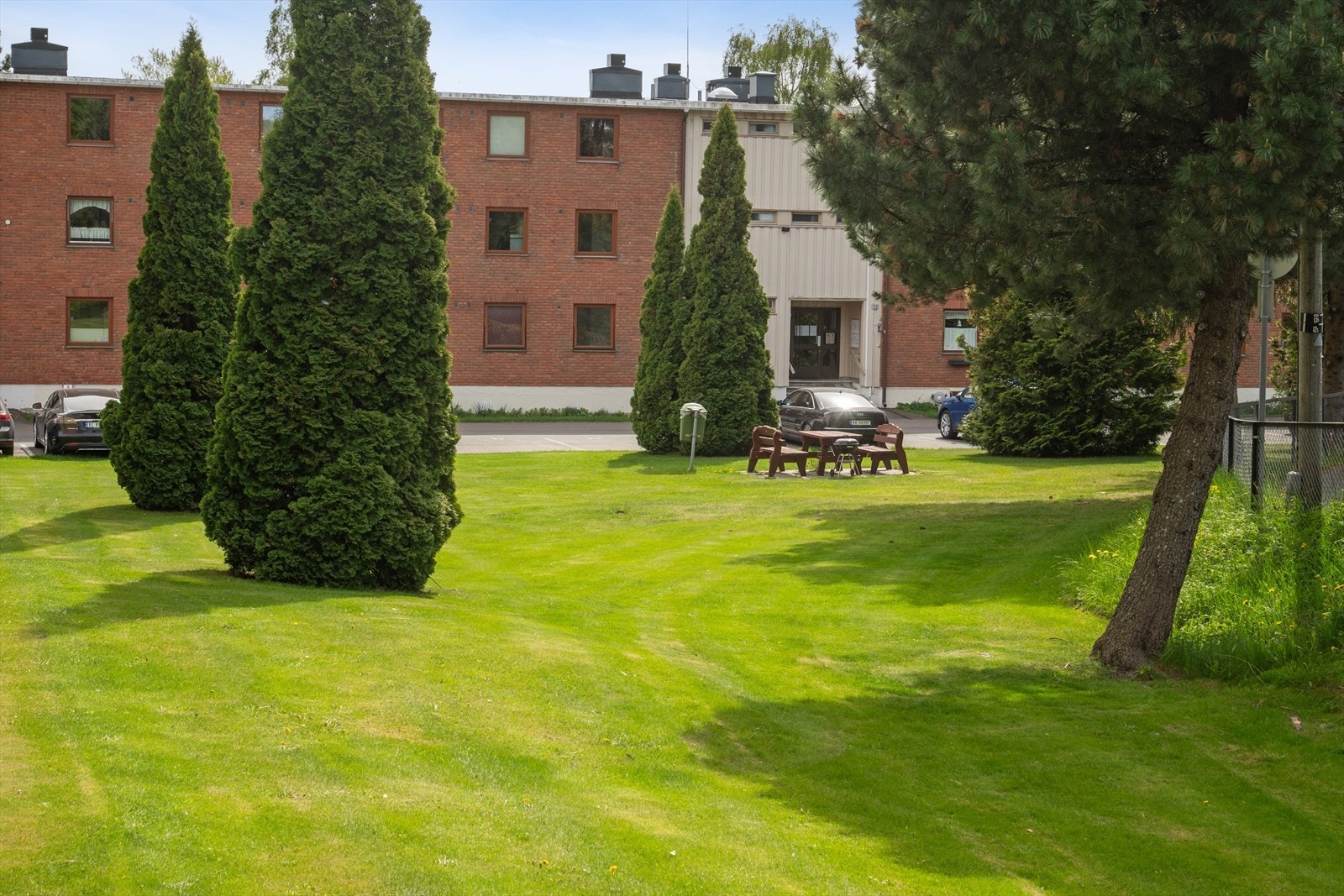 Utsikt fra balkong. Galleribilde