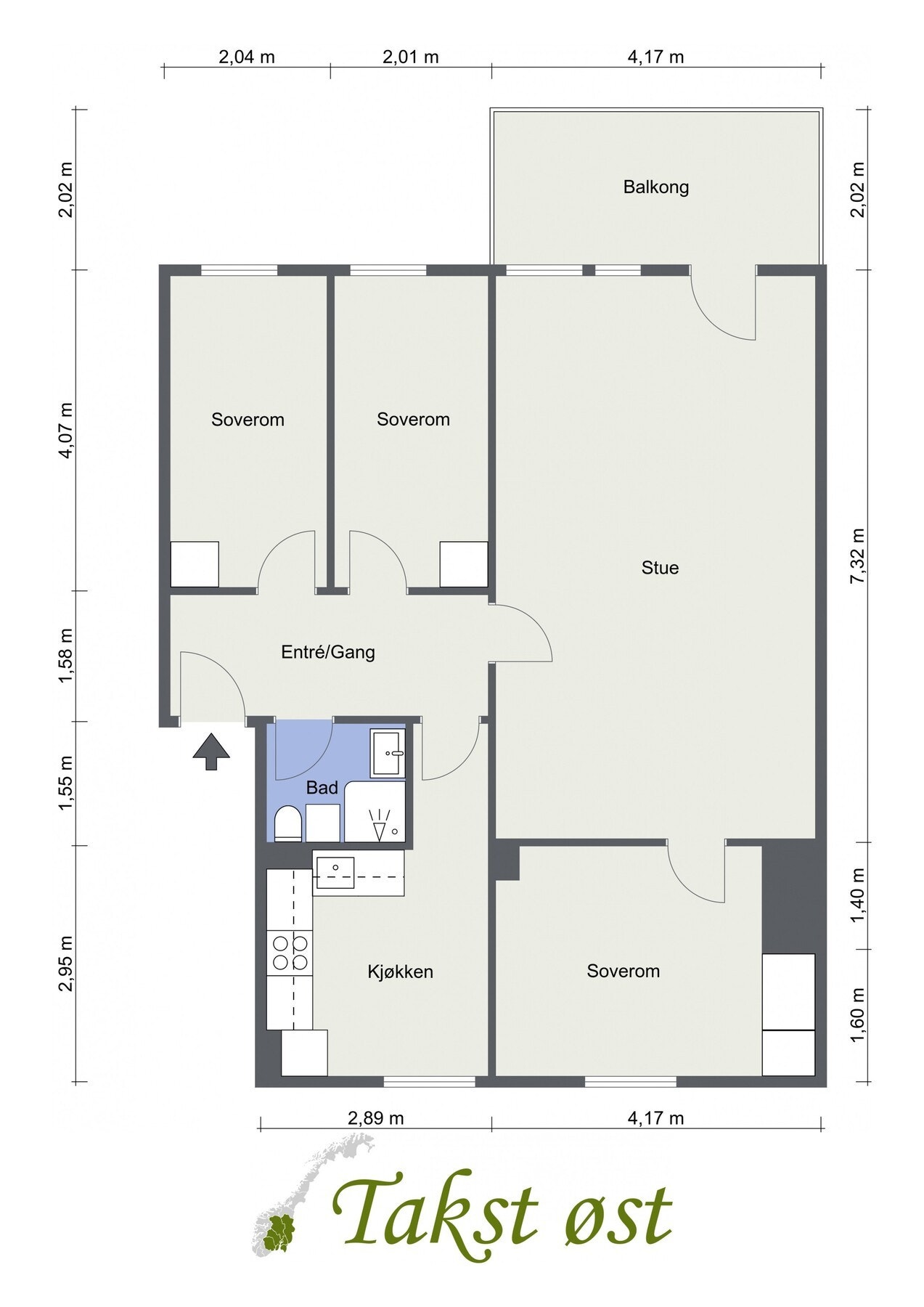 Plantegning. Galleribilde