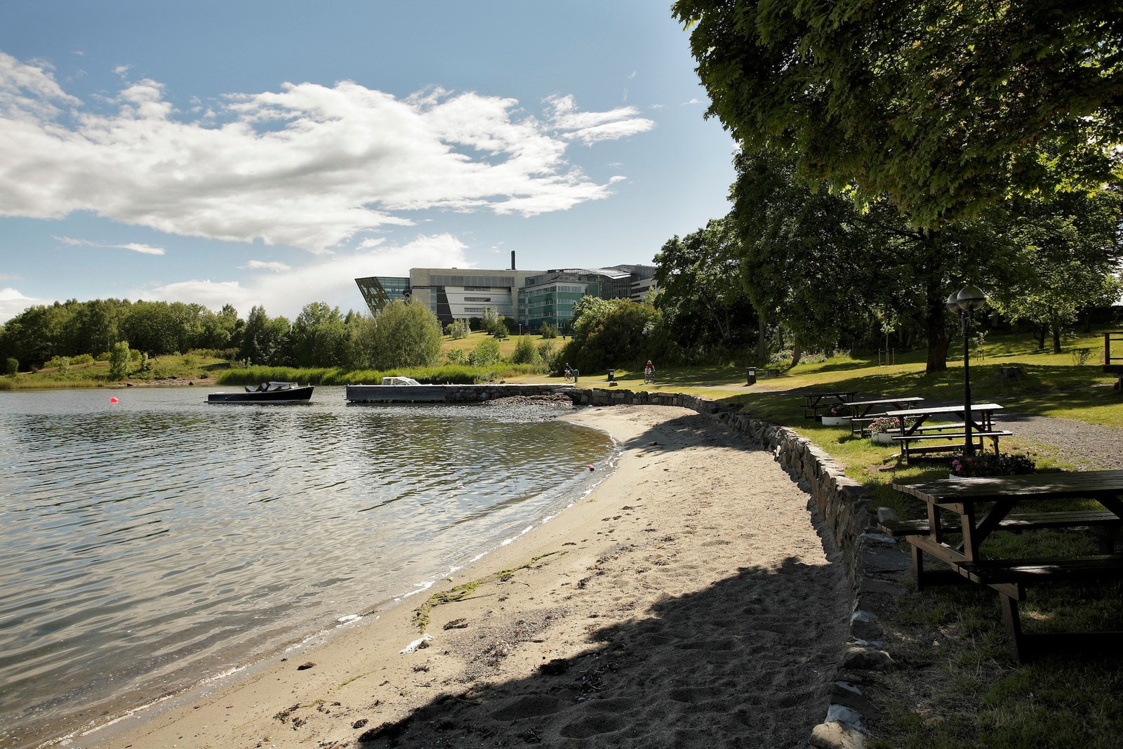 Kort vei til flere badesteder. Galleribilde