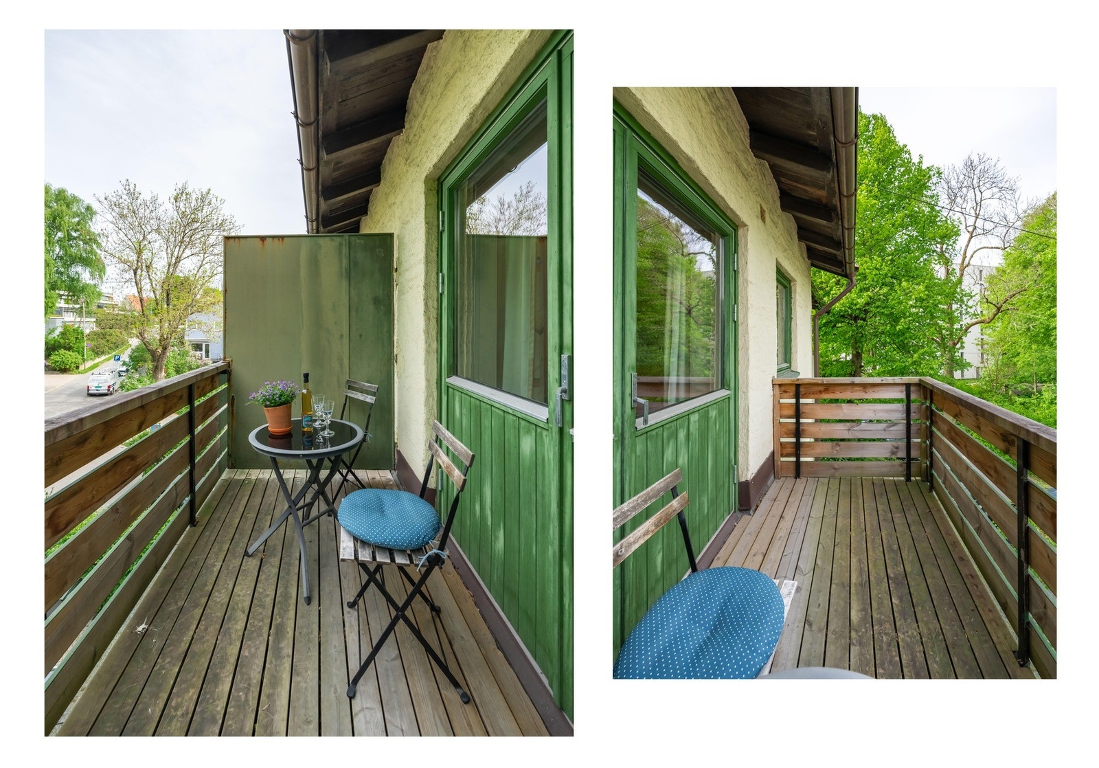 Det vil si at når solen forsvinner fra hagen, titter den frem her. Galleribilde