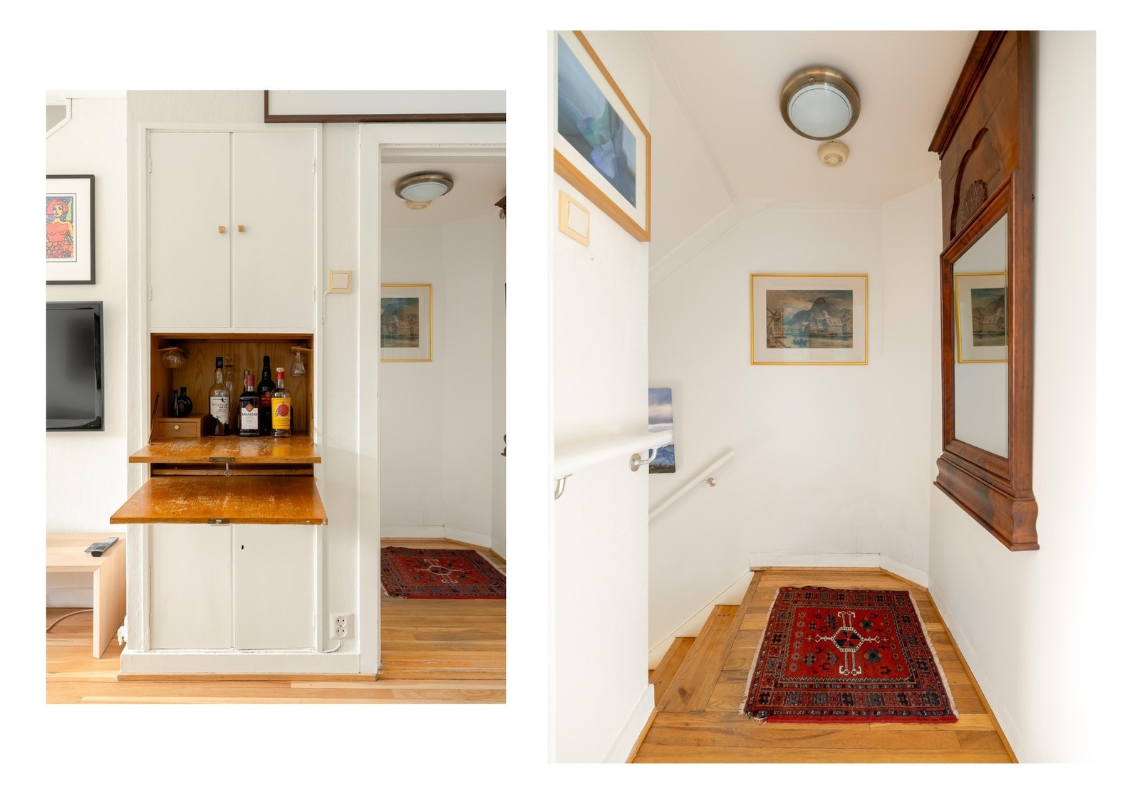 Arkitekt Karl Stenersen hadde sans for detaljer, og visste godt at en god historie sjelden starter med et glass vann. Galleribilde