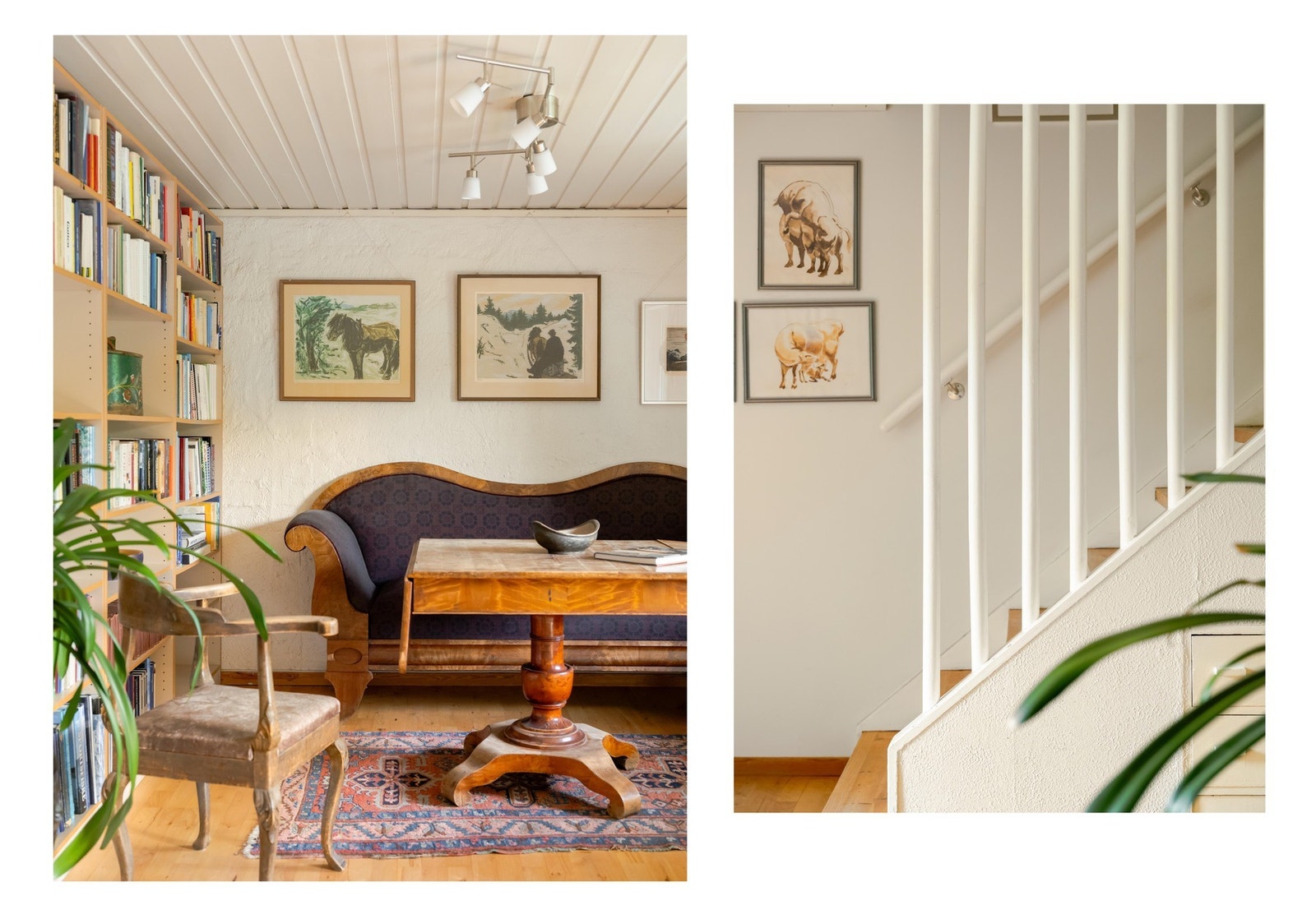 Nå er vi helt nede i 1. etg. Galleribilde