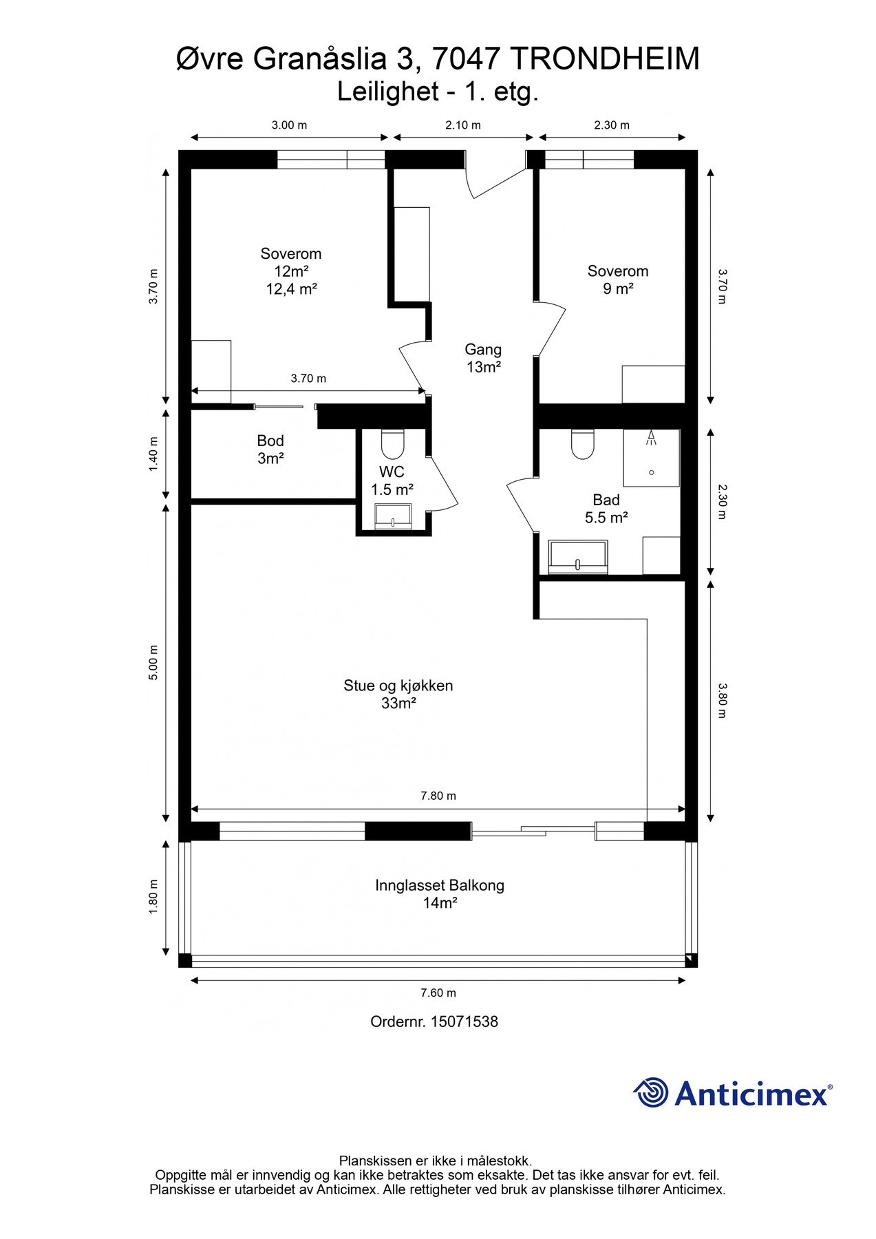 Plantegning. Galleribilde