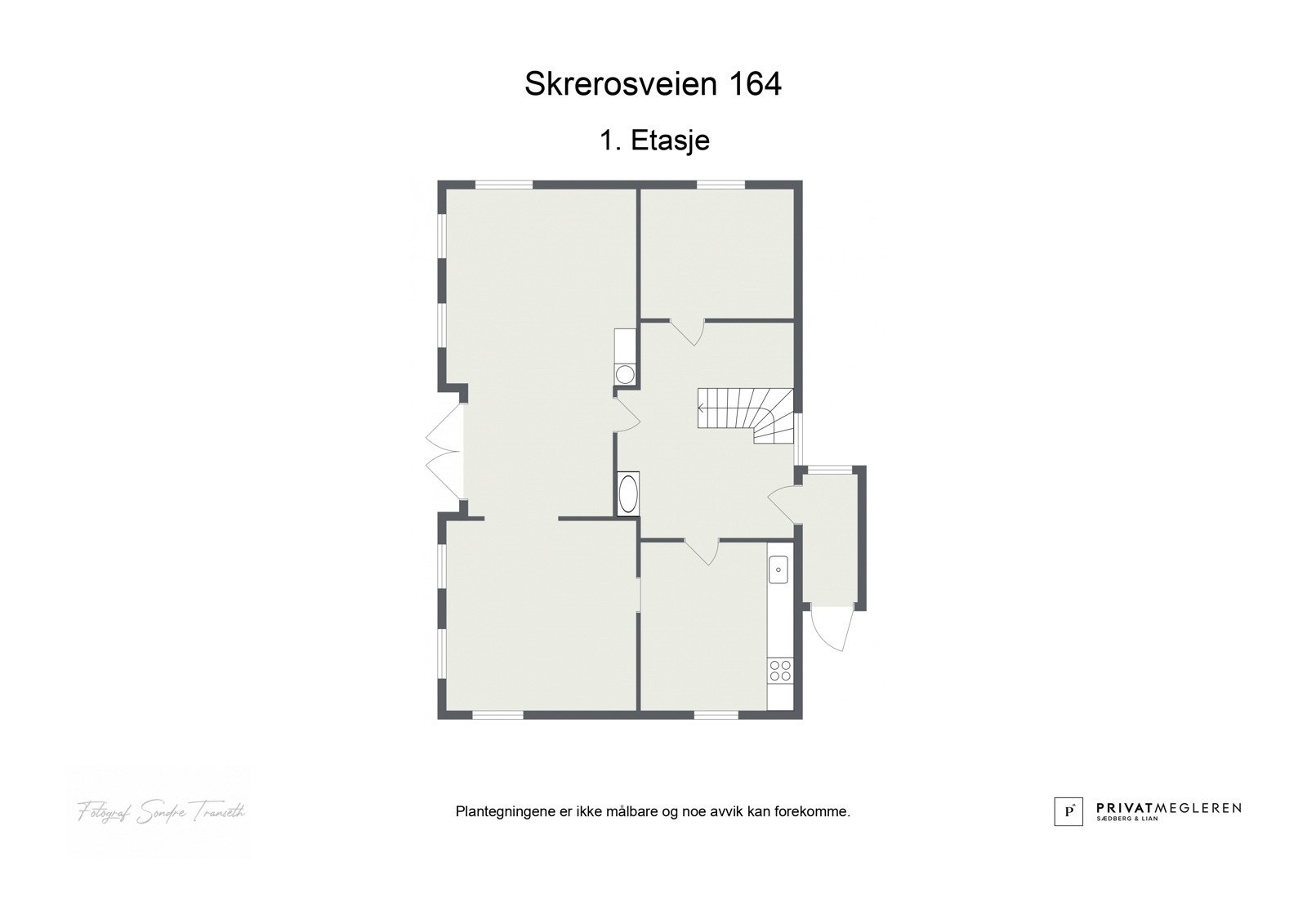 2D plantegning første etasje, ikke målsatt - kun en illustrasjon Galleribilde