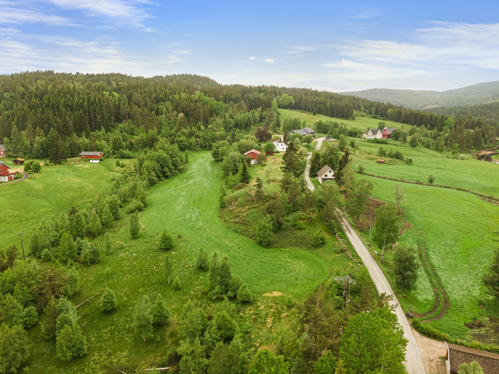 Fantastisk gård og omgivelser Galleribilde