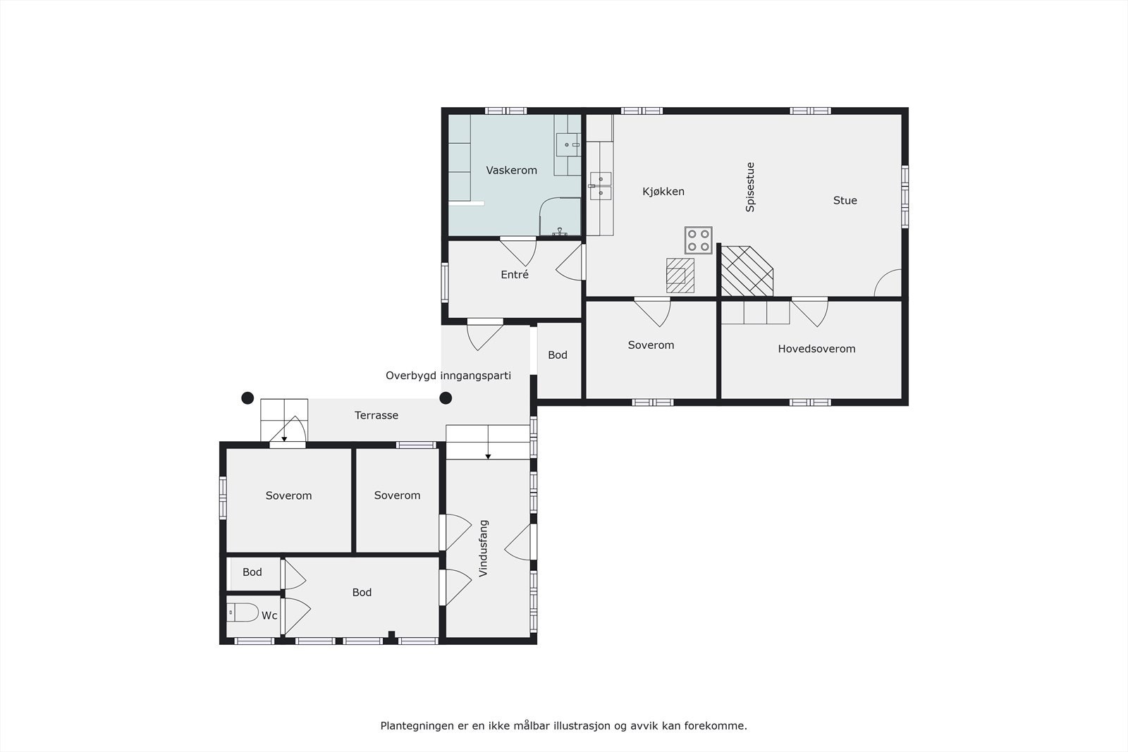 Plantegning Galleribilde