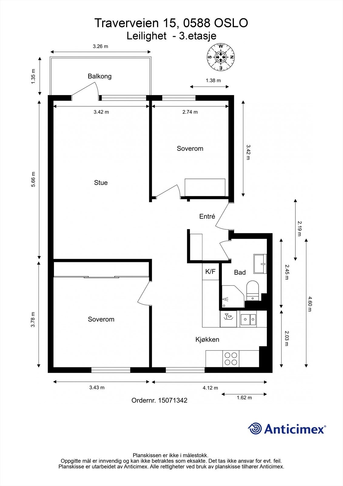Plantegning Galleribilde