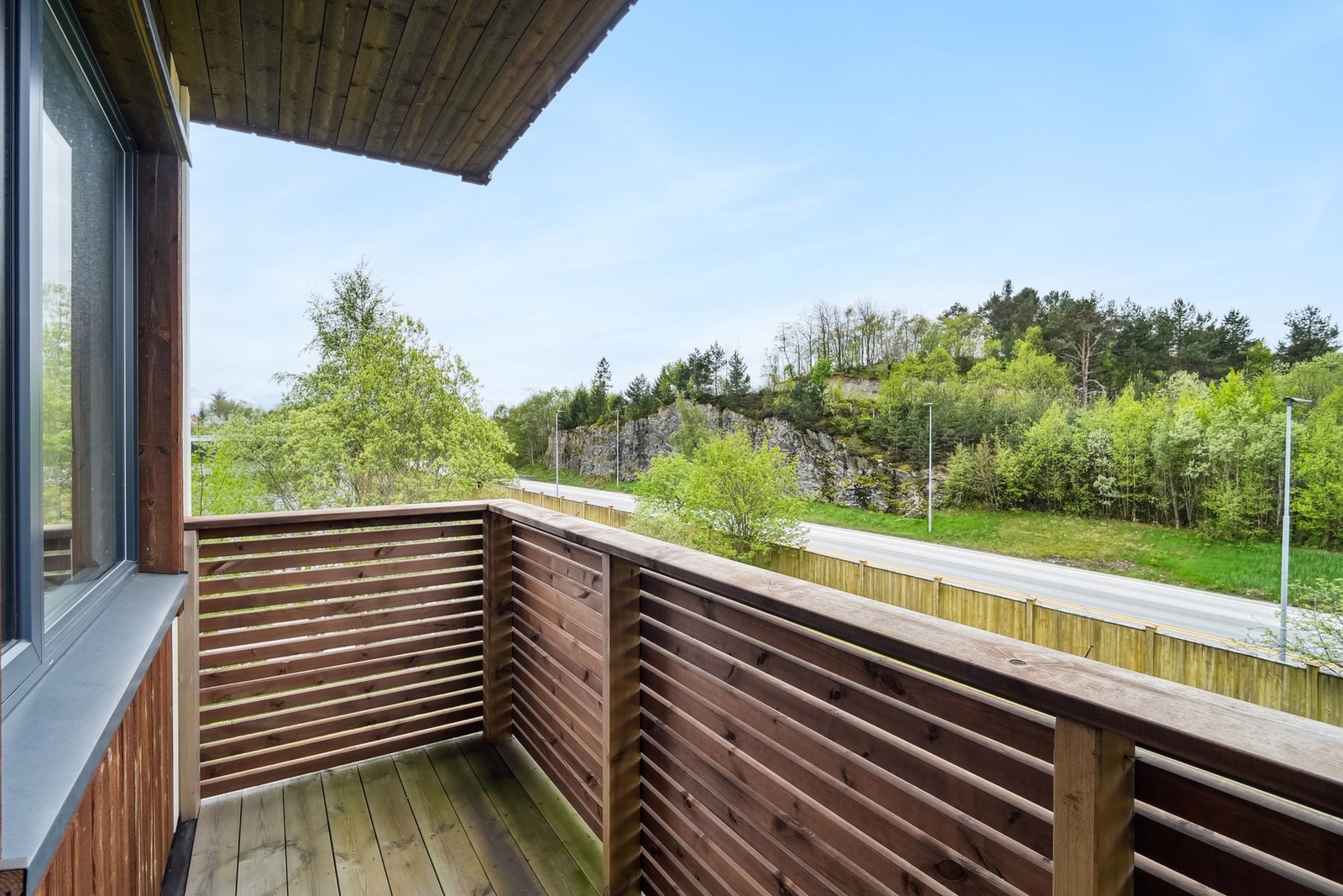 Balkong med gode solforhold. Galleribilde