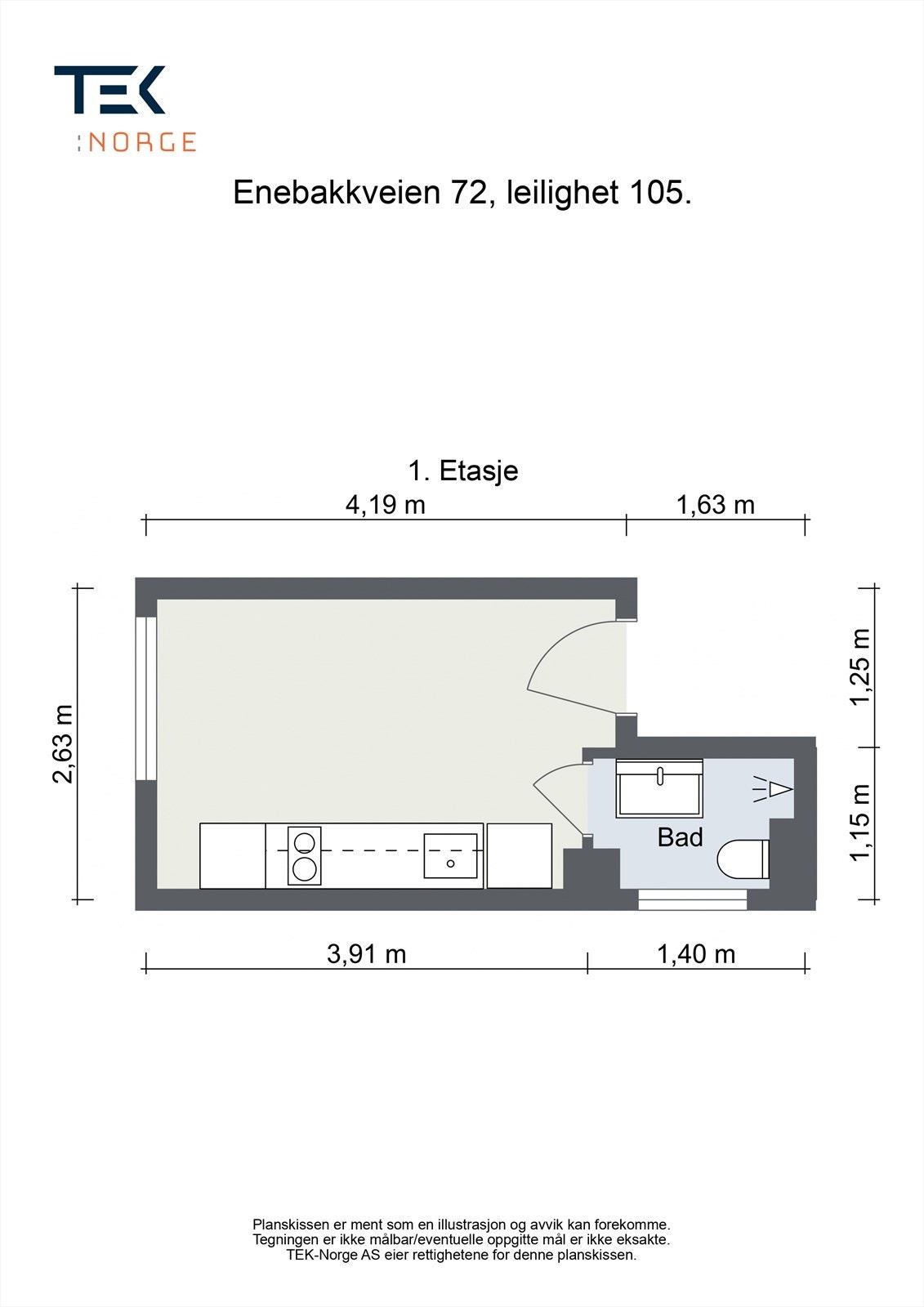 Plantegning Galleribilde