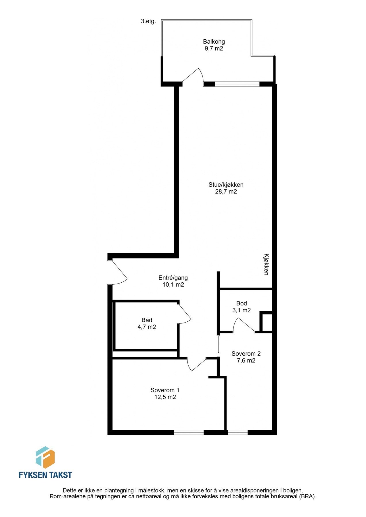 Ta en titt på planskissen og gjør deg kjent med romfordelingen! Skulle ikke oppsatt visningstidspunkt passe? Ta kontakt på 941 60 434, så finner vi en løsning. Galleribilde