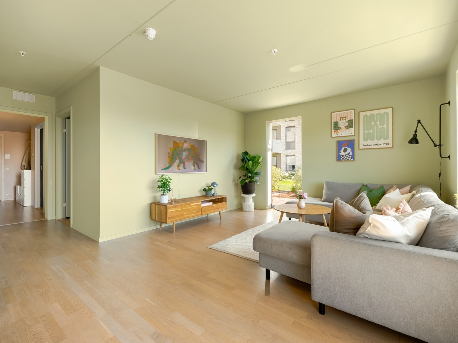 Planløsningen er meget bra, og i denne delen er det perfekt for sofa, TV og sånne slappe av-ting. Galleribilde