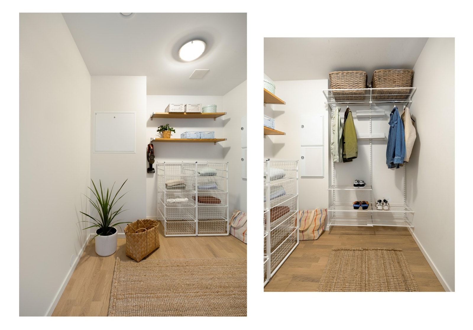 Kanskje leilighetens viktigste rom: en stor, innvendig bod i gangen som er helt perfekt garderobeplass! Galleribilde