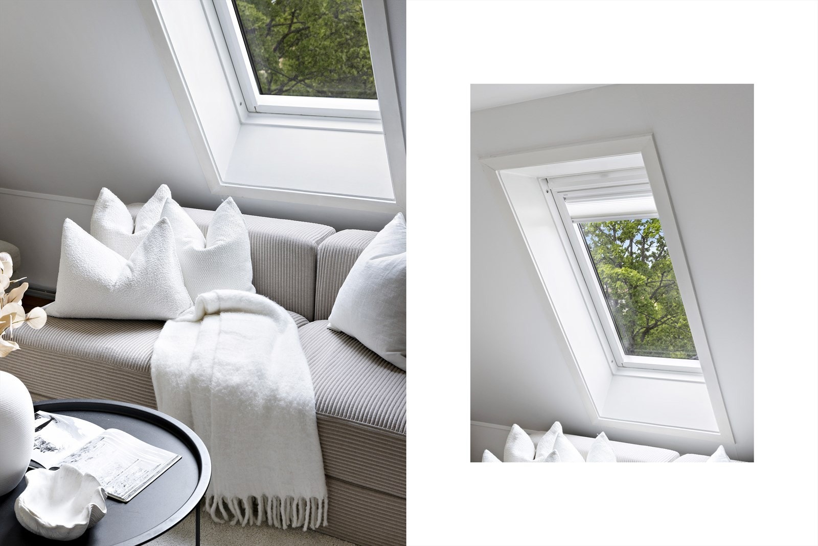 Fra stuen har du et frodig og grønt utsyn som gir en deilig følelse av ro og natur. Galleribilde