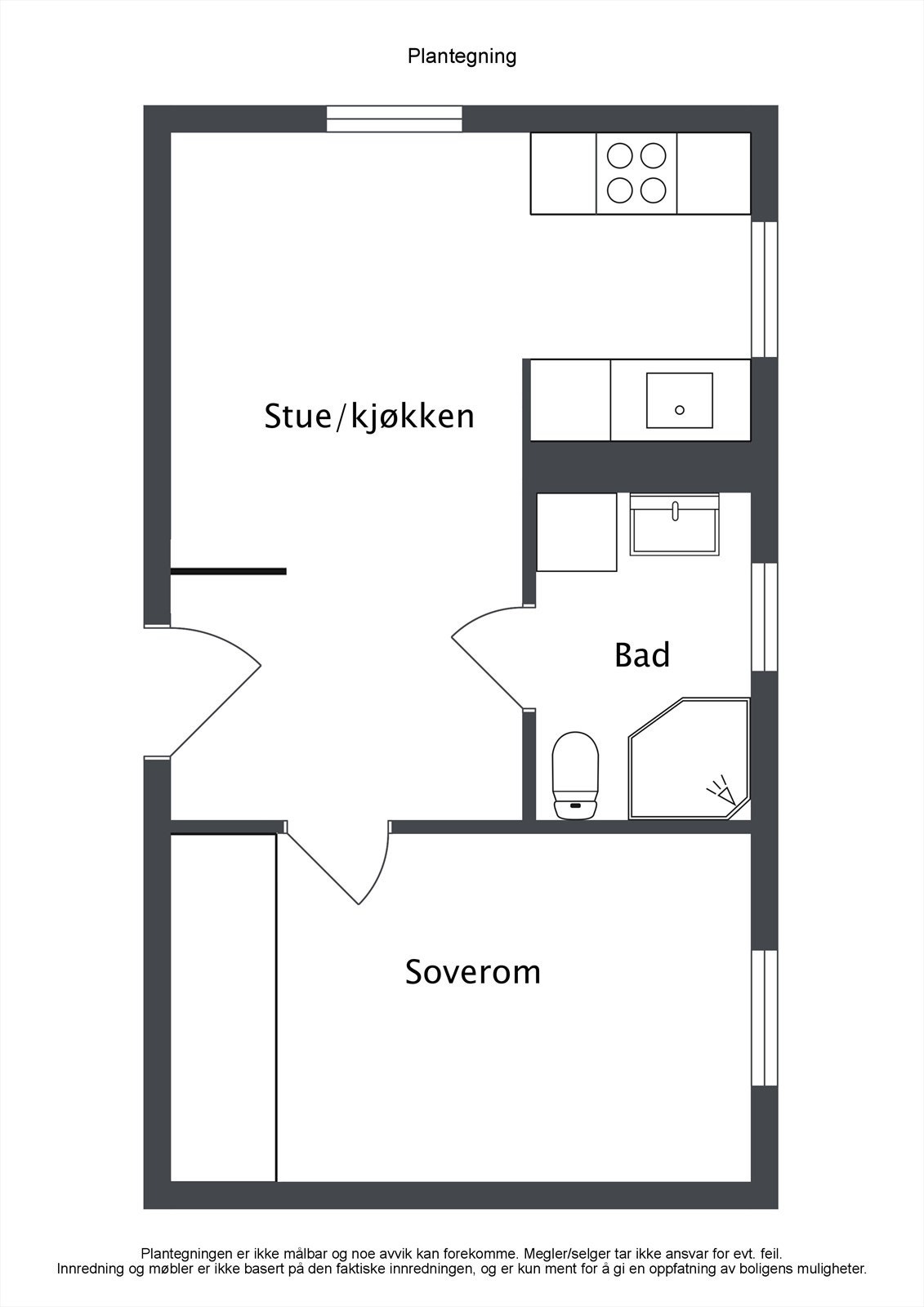 Plantegning Galleribilde