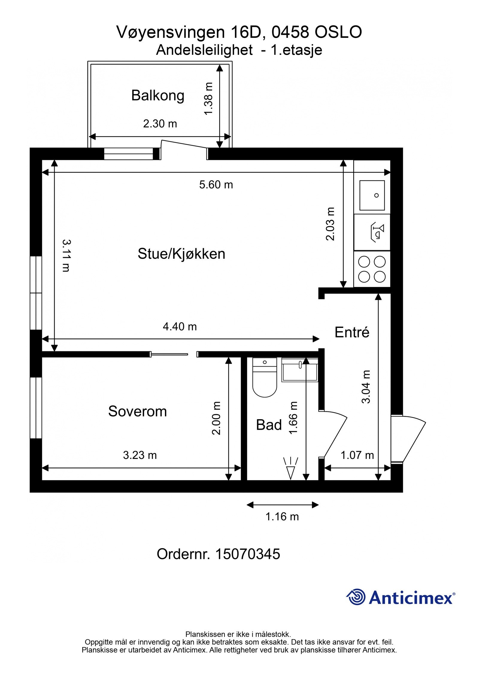 Planskisse. Galleribilde