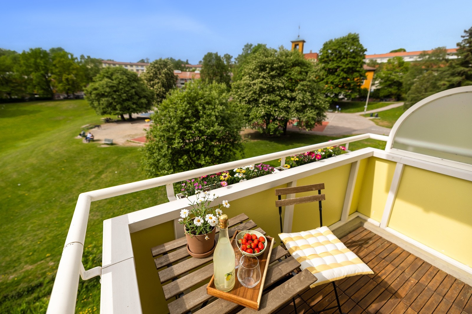 Dette er virkelig plassen å sitte i disse dager. Galleribilde