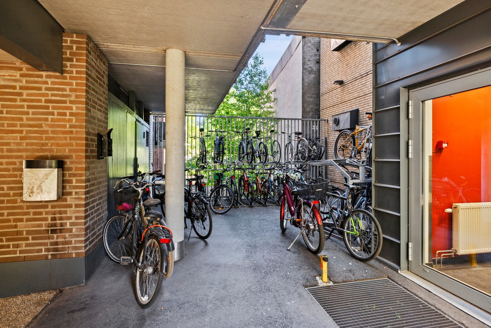 Sykkelparkering Galleribilde