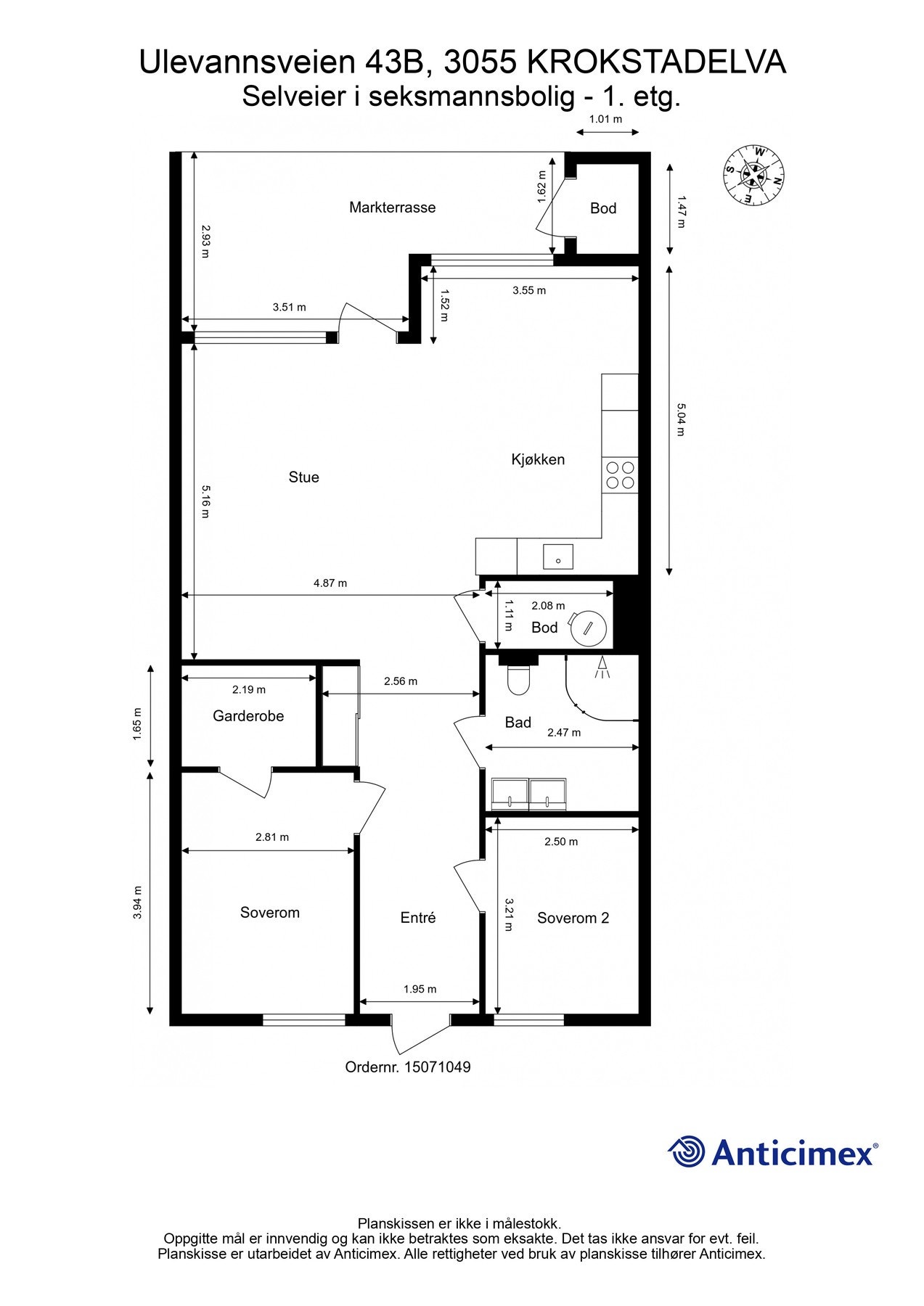 Plantegning Galleribilde