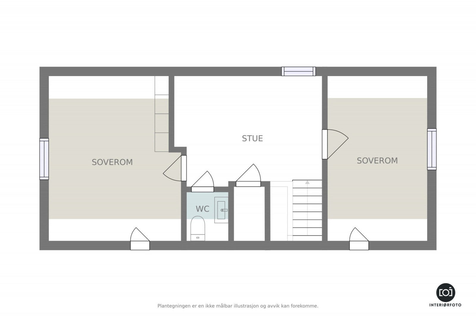 Plantegning 2.etg Galleribilde